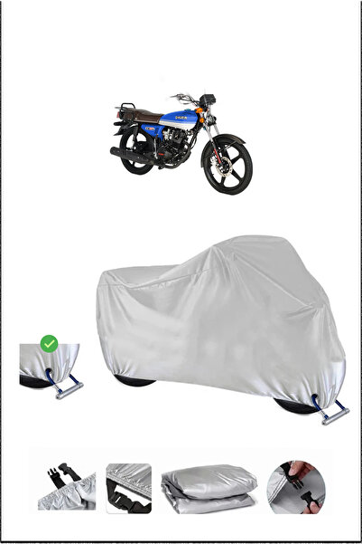 Breen قفل Kuba CG50 متوافق مع غطاء دراجة نارية مقاوم للماء ومتين - رمادي