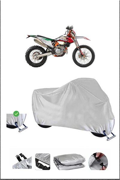 Breen قفل KTM 500EXC متوافق مع غطاء دراجة نارية مقاوم للماء ومتين - رمادي