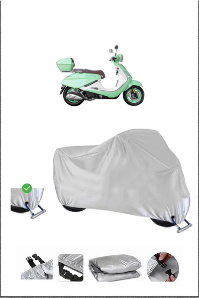 Breen يوكى جيلاتو 150 قفل متوافق مع الماء ومتين للدراجات النارية BRANDASI-GRAY