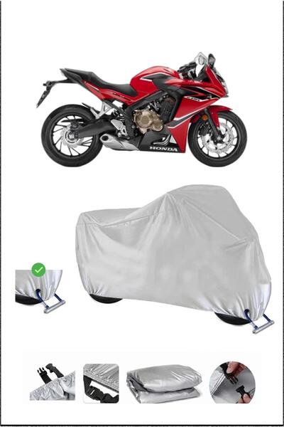 Breen Honda Cbr600Fa Lock Compatible Waterproof Durable Motorcycle Tent-Gray