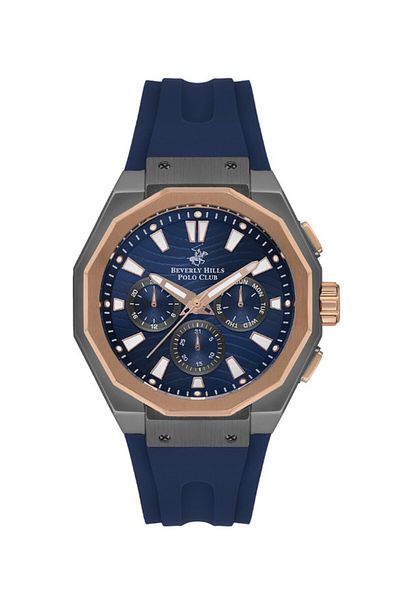 Beverly Hills Polo Club Men's Multi Function Dark Blue Dial Watch - BP3557X.899