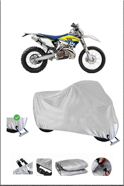Breen Husqvarna Te250 Lock Compatible Waterproof Durable Motorcycle Canvas-Gray
