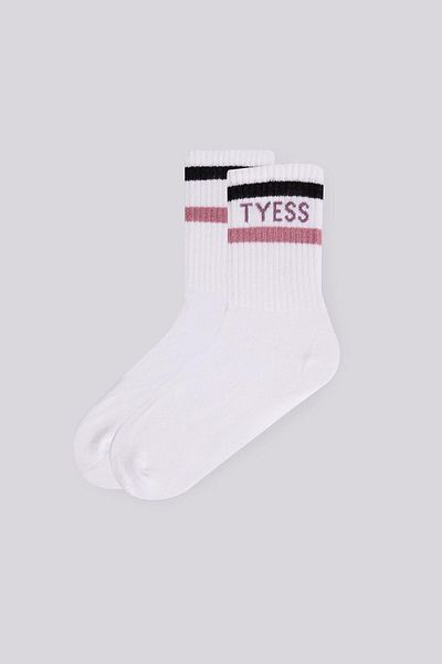 Tyess BG Store Бели чорапи за момиче