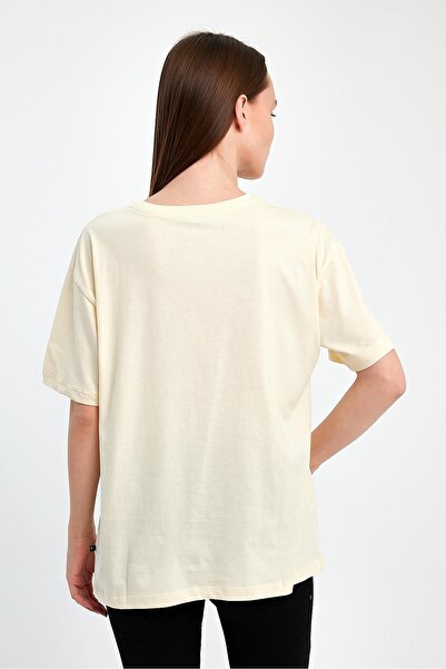 yakamor Унісекс Oversize футболка з принтом та круглим вирізом