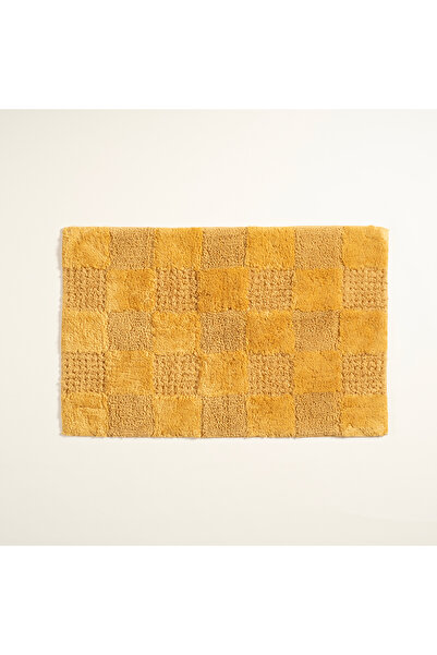 Zsa Zsa Zsu Punjab Pamuk Pamuklu Banyo Paspası 60x90 Cm Sarı