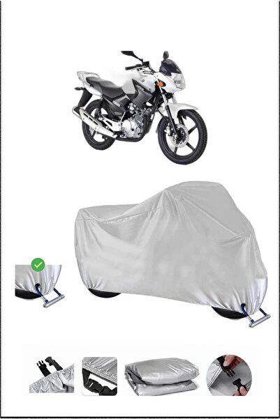 Breen Yamaha Ybr125Esd Lock Compatible Waterproof Durable Motorcycle Canvas-Gray
