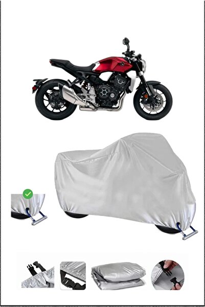 Breen هوندا CB1000R قفل متوافق مع الماء دائم دراجة نارية القماش المشمع-رمادي