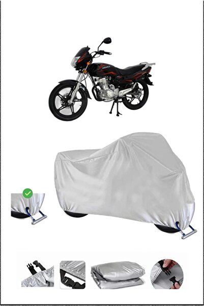 Breen قفل Mondial 125MXGRUMBLE متوافق مع دراجة نارية مقاومة للماء ومتينة - رمادي