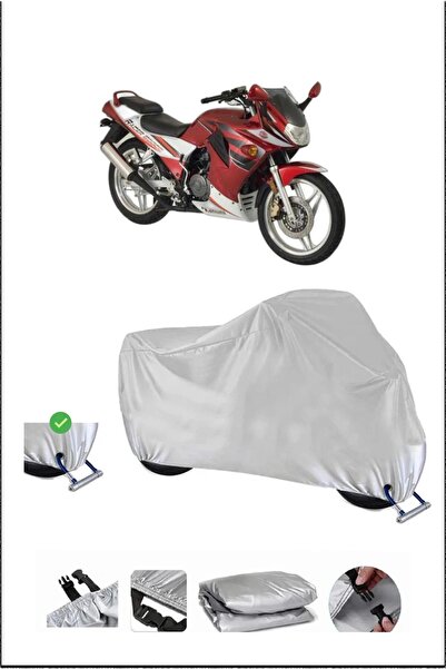 Breen Kanuni Racer200 Lock Compatible Waterproof Durable Motorcycle Canvas-Gray