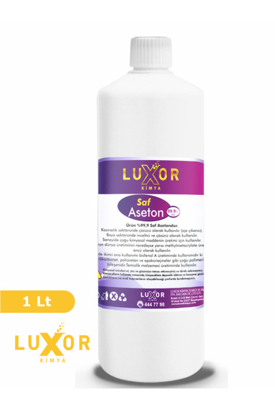 Luxor Kimya %99.9 Saf Aseton Oje Çıkarıcı Oje Çıkarıcı 1 Lt