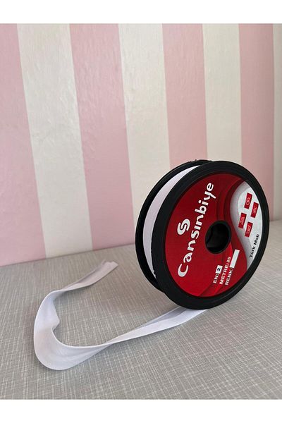 Eylülce Butik 25 Meters 2 cm Verev White Cotton Ankle