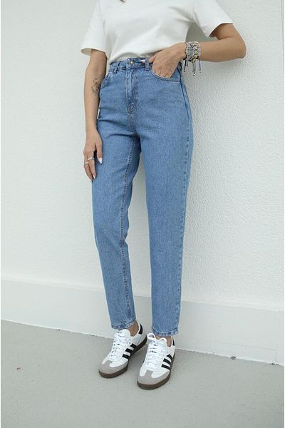 LİMABEL Milano Mystery Star Julia - Blugi Mom Jean pentru femei cu talie înaltă albastru din Lycra 2025