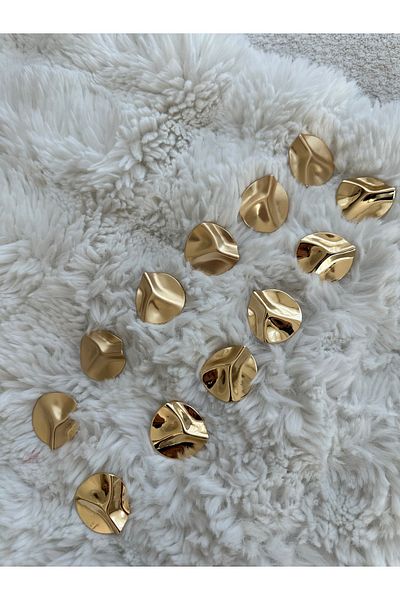 Merve 10 Lu Z.A.R.A Luxury No Darkening Button 5Pcs Matte 5Pcs Glossy