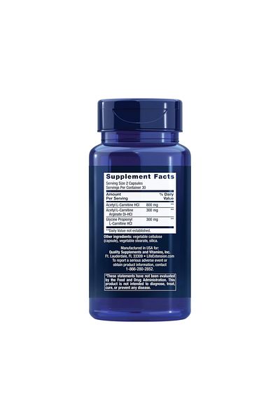 Life Extension Optimized Carnitine, 60 capsules