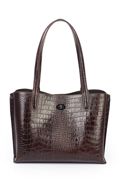 Ysmn Hakiki Deri Kadın Omuz Çantası YC012074DKR