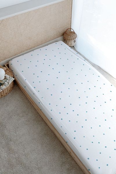 Tuğba Kuğu Pure Baby Series - Bear Dream Printed Flat Sheet