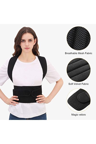 Arnee Women Men Upright Posture Brace For Standing Walking Anti Humpback Kyphosis Underwire