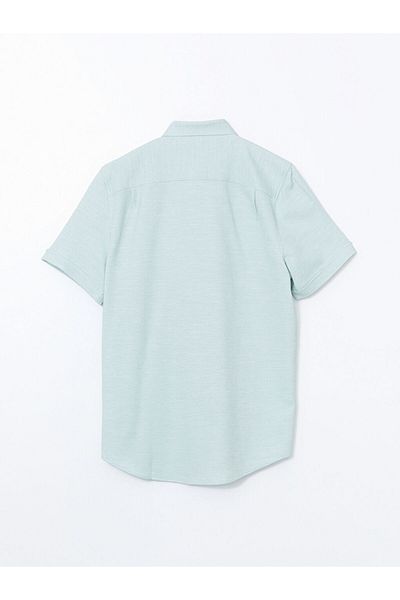 LC Waikiki Ανδρικό πουκάμισο Dobby με κοντό μανίκι LCWAIKIKI Classic Regular Fit