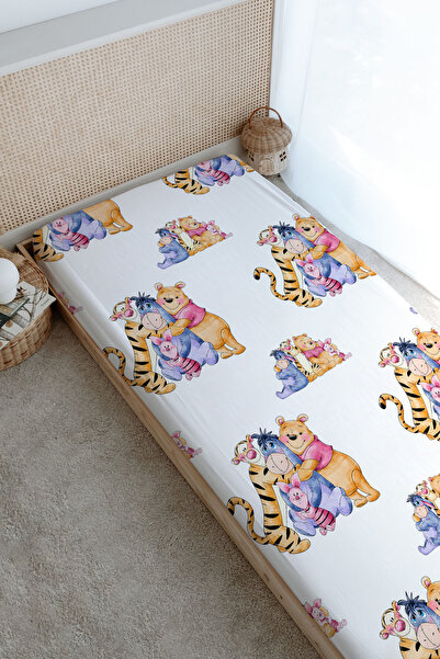 Tuğba Kuğu Τυπωμένο Flat Sheet - Σειρά κινουμένων σχεδίων - Winnie The Pooh