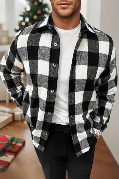 King Brothers Πουκάμισο Polar Ξυλοκόπος με Unisex σχέδιο Oversize