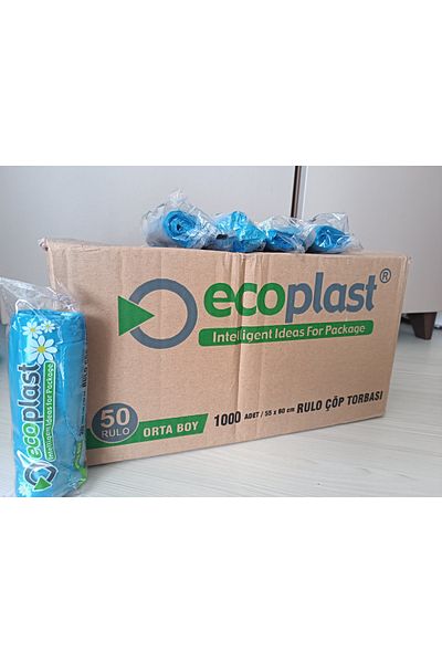 ECOPLAST 55*60 Medium Size Waste Bag 1 Pack *20 Pieces