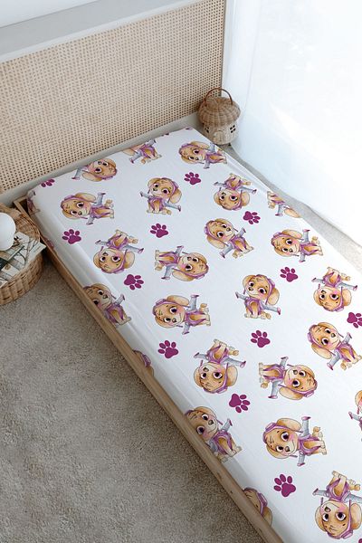 Tuğba Kuğu Paw Patrol Skye Printed Flat Sheet - Cartoon Series