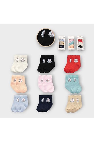 Woops Baby Brand Moller Pattern Socks Set Unisex 0-3 Months