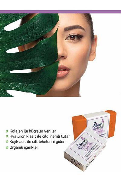 shemo 1 100% Natural Fragrance - Face and Skin Whitening, Organic Moisturizing Saffron Soap