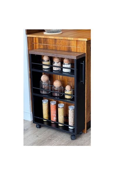 HOMS Organizer shelf with wheels, kitchen storage