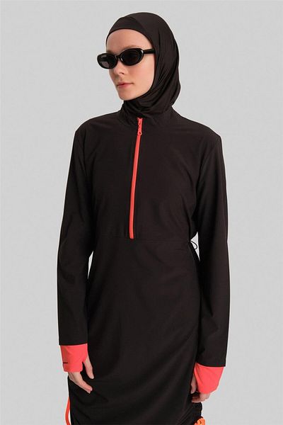 Armine Costum de baie negru Hijab - Model 24Yd8904