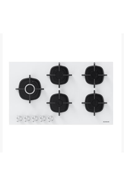 Silverline CS5614W01 90 Cm Beyaz Ankastre Ocak