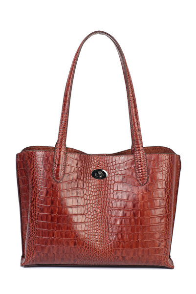 Ysmn Hakiki Deri Kadın Omuz Çantası YC012074DKR