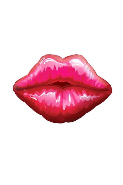 Parti Adresi Lip Figured Foil Balloon Bachelorette Party Balloon 81 cm