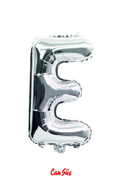 Cansüs 100cm 40 Inch Silver Letter Foil Balloon