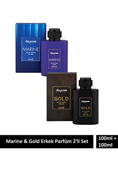 Daycare Gold & marine erkek edp parfüm 2 adet X 100ml