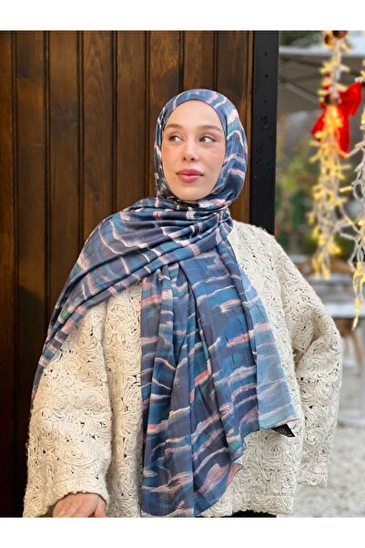 Modakaşmir Northern Lights Desen Bambu Şal