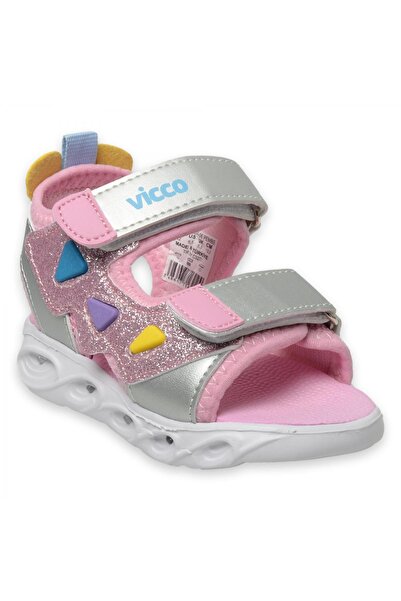 Vicco 321.b24y204 صندل هيلدا بيبي فايلون وردي مضيء للأولاد