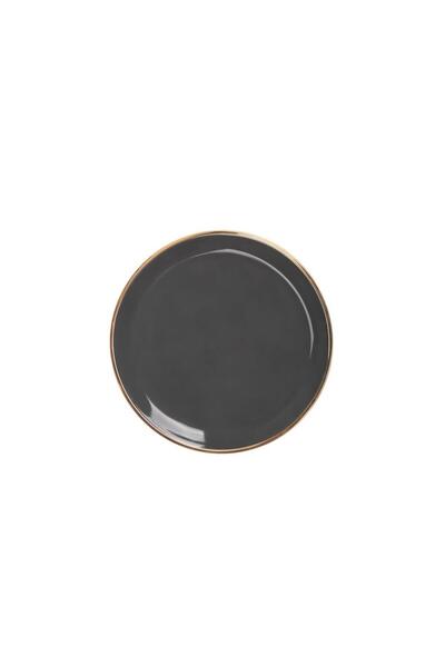Glore SOLID ANTRASİT TEKLİ SERVİS TABAK 26CM