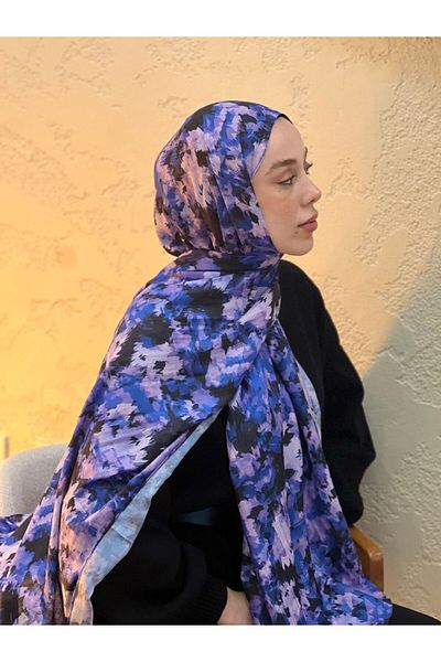 Modakaşmir Autumn Pattern Bamboo Shawl
