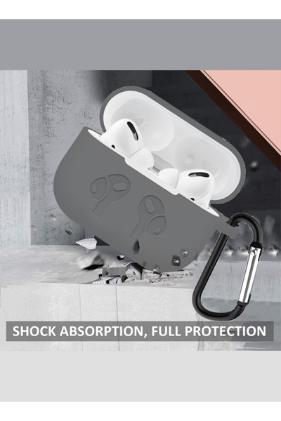 Primo Plus Silicone Case Cover For Apple AirPods Pro Grey