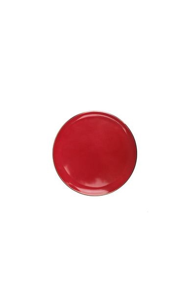 Glore Red Cake Plate 6 Pieces 20 Cm