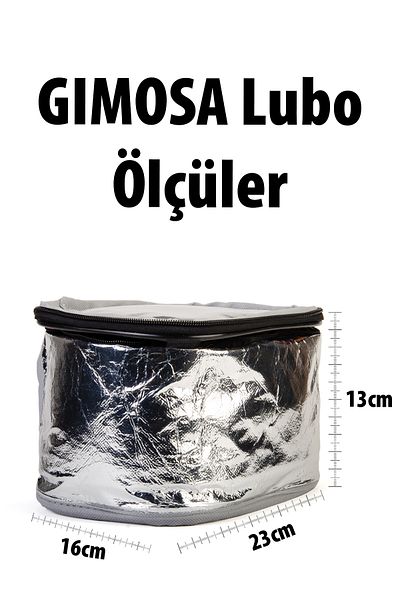 GIMOSA Geantă termică impermeabilă Lubo, cutie de prânz, cutie de transport pentru alimente, cutie de transport pentru medicamente