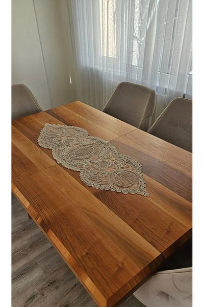 ZESA HOME Пътека с цветен тюл и дантела