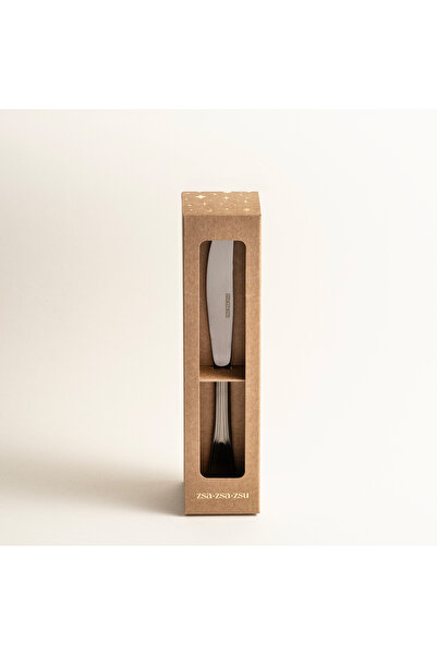 Zsa Zsa Zsu Dume Çelik Tatlı Bıçağı 2x20x0.2 Cm Mat Antrasıt