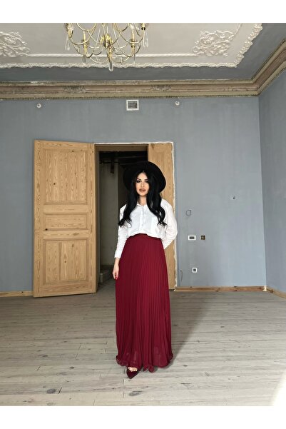 moneta boutique Жіноча спідниця з плісированою талією з сифонним дизайном