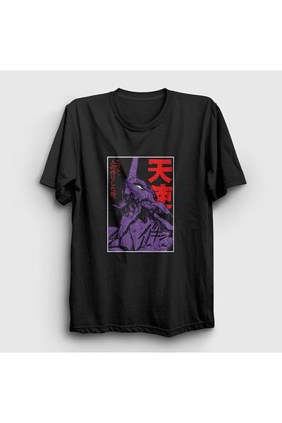 Presmono Eva 01 V2 Neon Genesis Anime Unisex T-Shirt - Μαύρο 420803 ττ