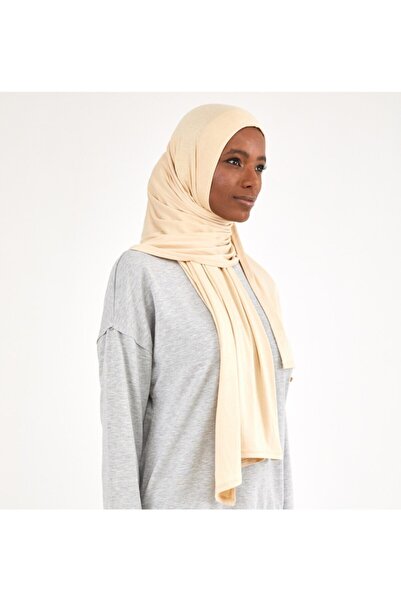 Differenza Χτενισμένο Βαμβακερό Σάλι Χρυσό Μπεζ