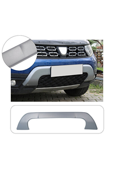 BRSPLAST Dacia Duster Uyumlu 2018 Ve Üzeri Ön Tampon Plaka Altı U Difüzör Mat...