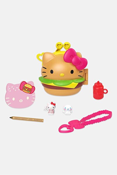 Hello Kitty Hamburger Diner Coffret Compact Burger 21 L X 30 H X 5 W Cm, Pink