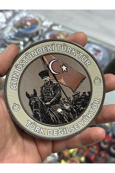 KOMANDO PAZARI PATCH ATATURK CU SCRIT NU TURCĂ, DOAR CU PATCH TĂIAT LAZER (PATCH TĂIAT LAZER PE SPATE)